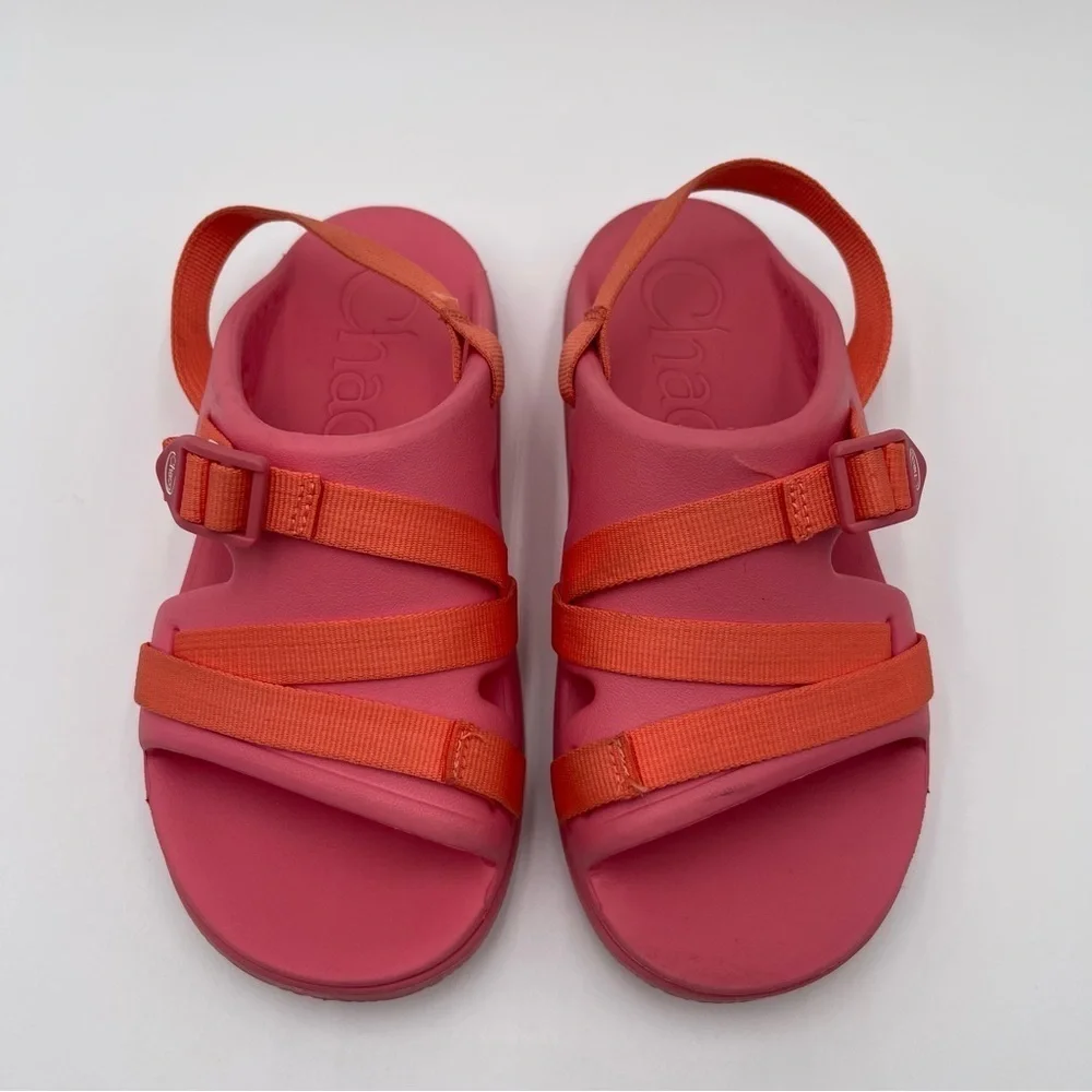 Chaco K's Chillos Youth Active Rose Adjustable Strap Sandals Sz 5 Hiking School